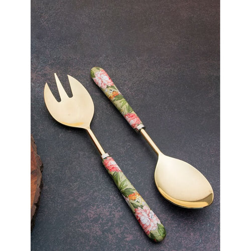 Buy Green Hand Crafted Metal Cutlery