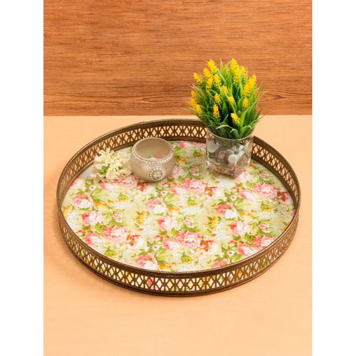 Buy Green Iron Tray Platter