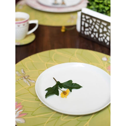 Buy Green Round MDF Printed Mats