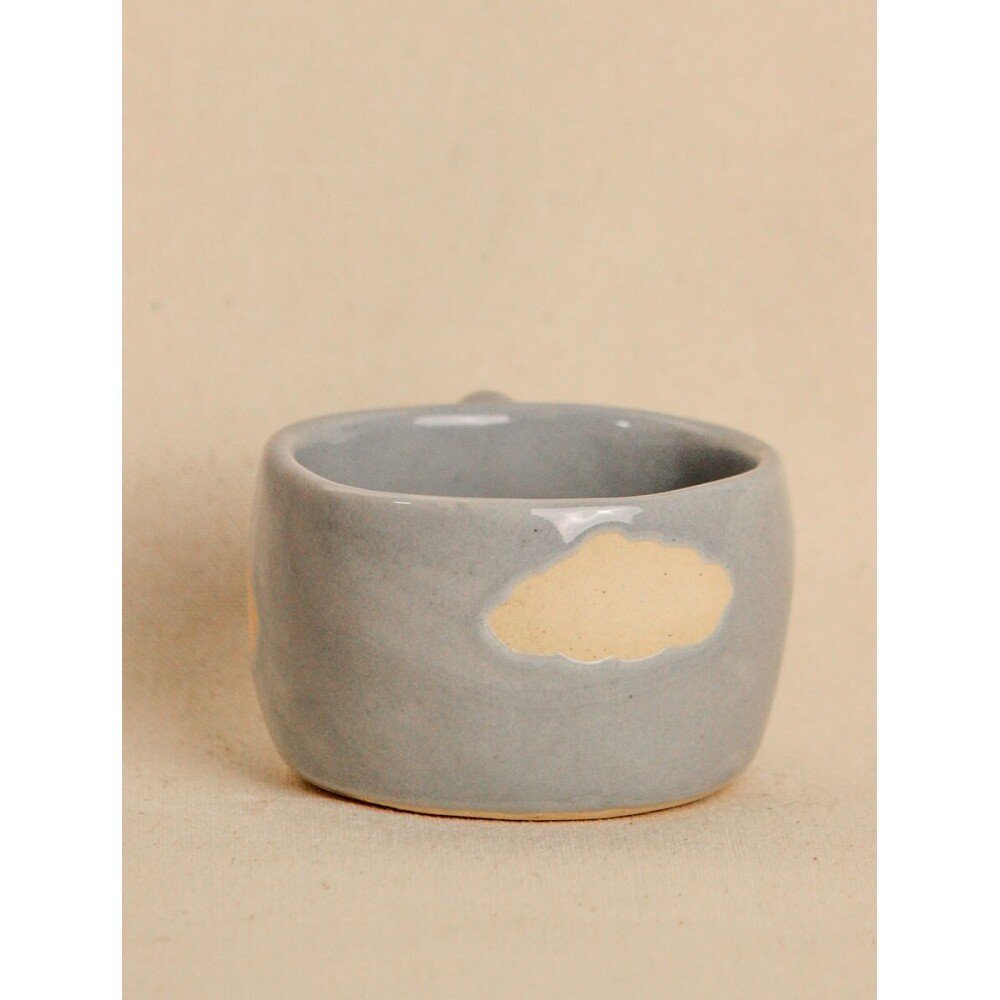 Buy Grey Hand Crafted Ceramic Cups
