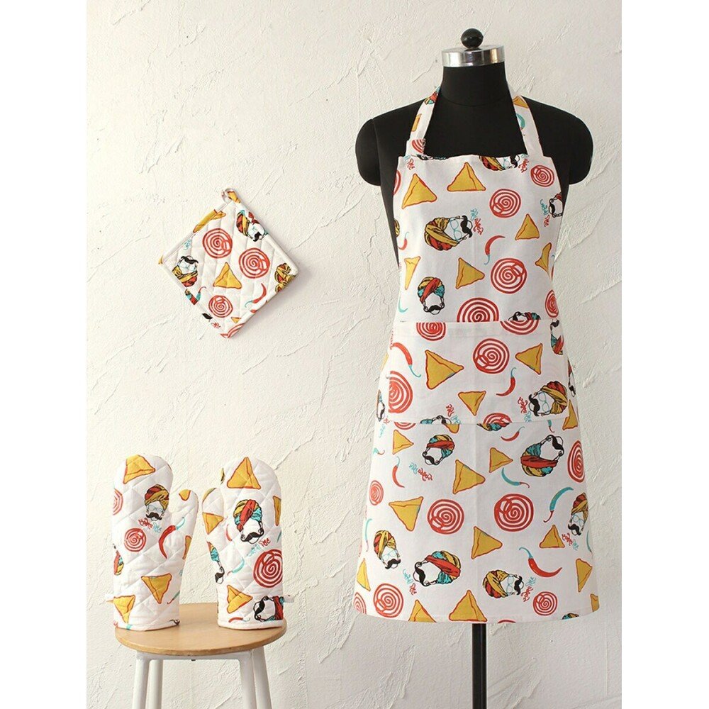 Buy Multicolour Cotton Kitchen Linen