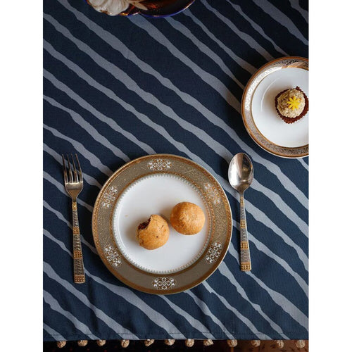 Buy Multicolour Cotton Rectangle Printed Table Cloth