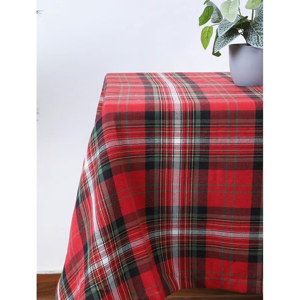 Buy Multicolour Cotton Rectangle Table Cloth