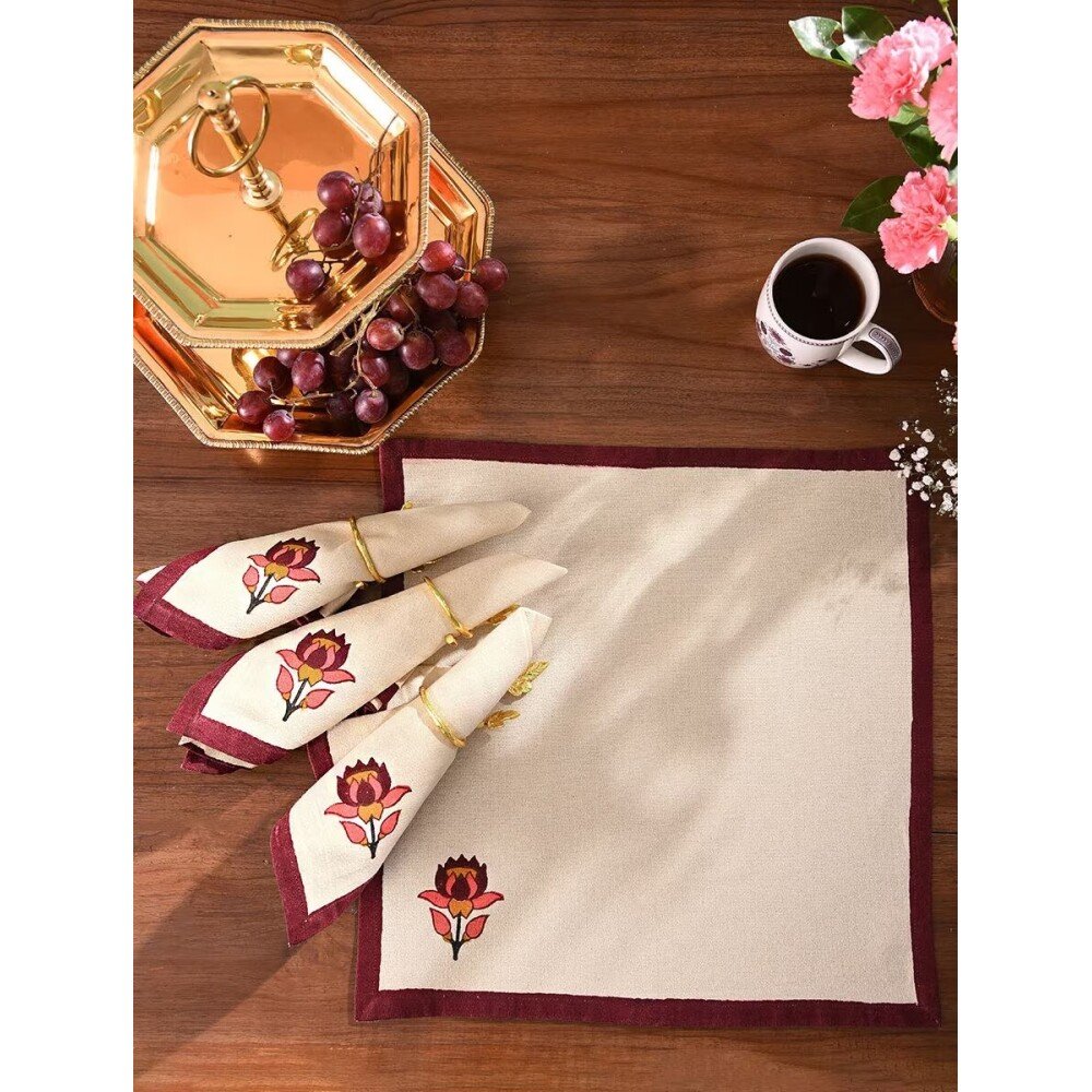 Buy Multicolour Moss Table Napkins
