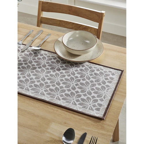 Buy Multicolour Printed Cotton Abstract Rectangle Table Runner
