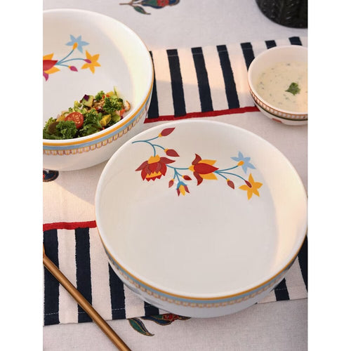Buy Multicolour Printed Porcelain Bowls