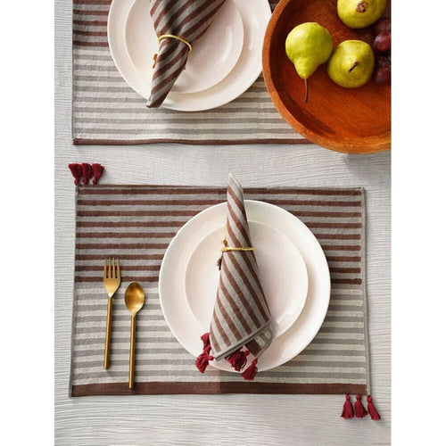 Buy Multicolour Rectangle Cotton Dabu Mats