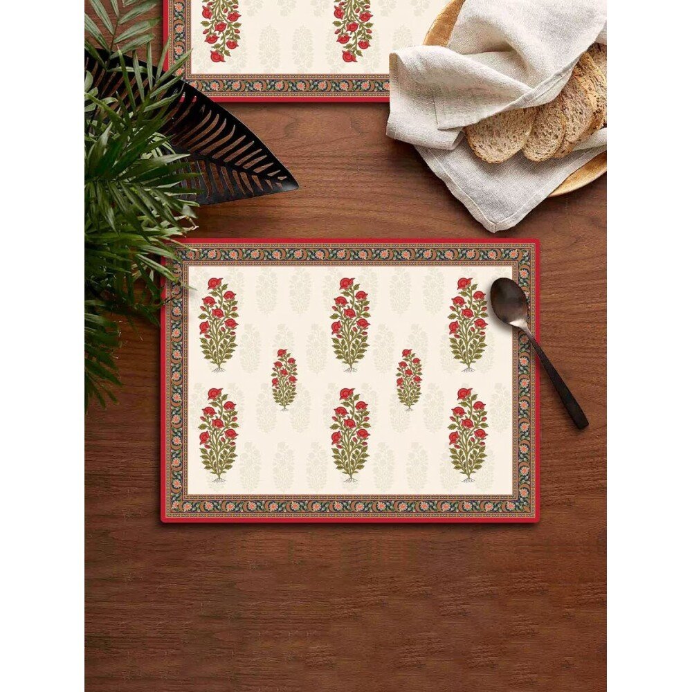 Buy Multicolour Rectangle MDF Printed Mats