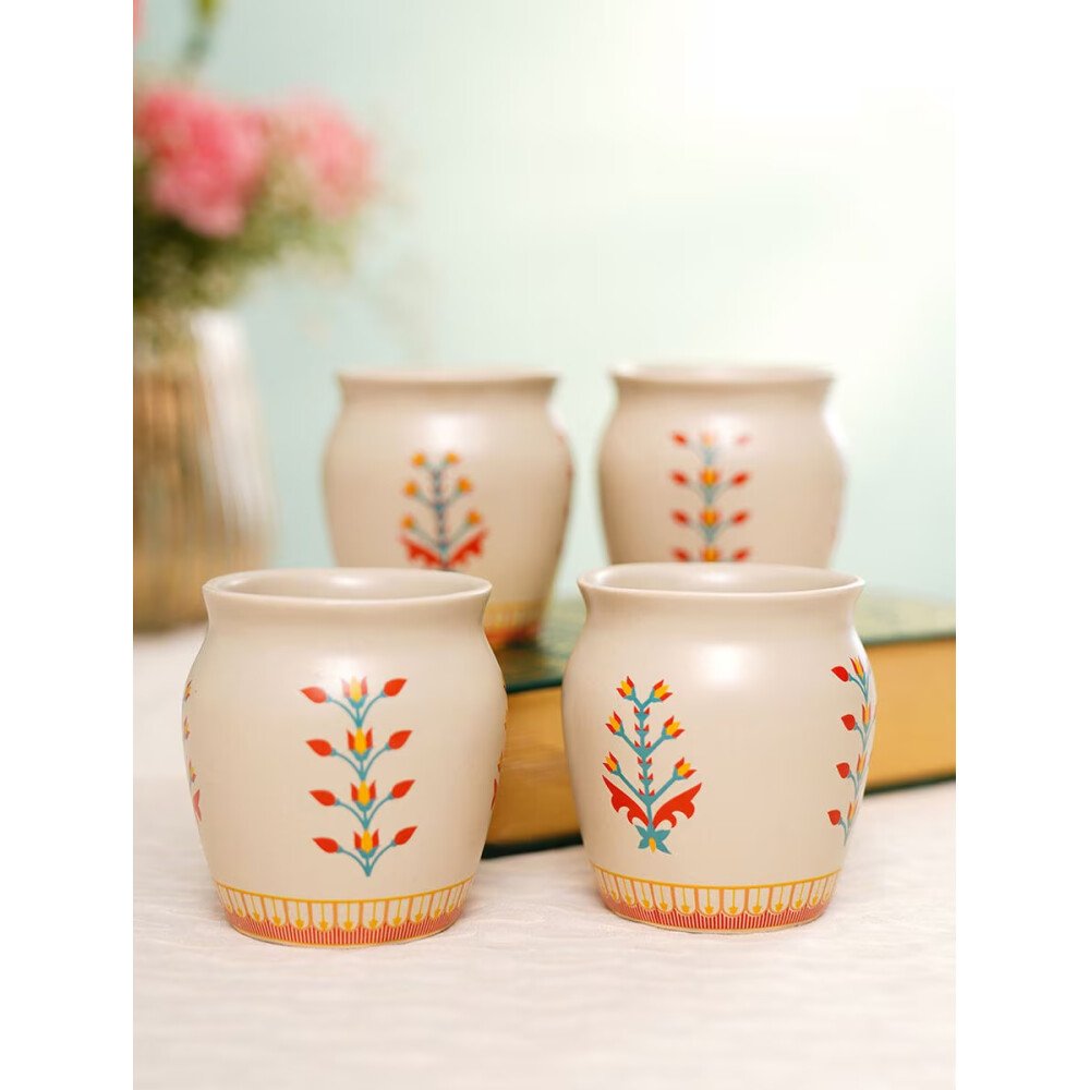 Buy Multicolour Stoneware Cup