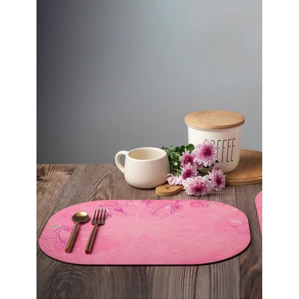 Buy Onion Pink Rectangle MDF Printed Mats