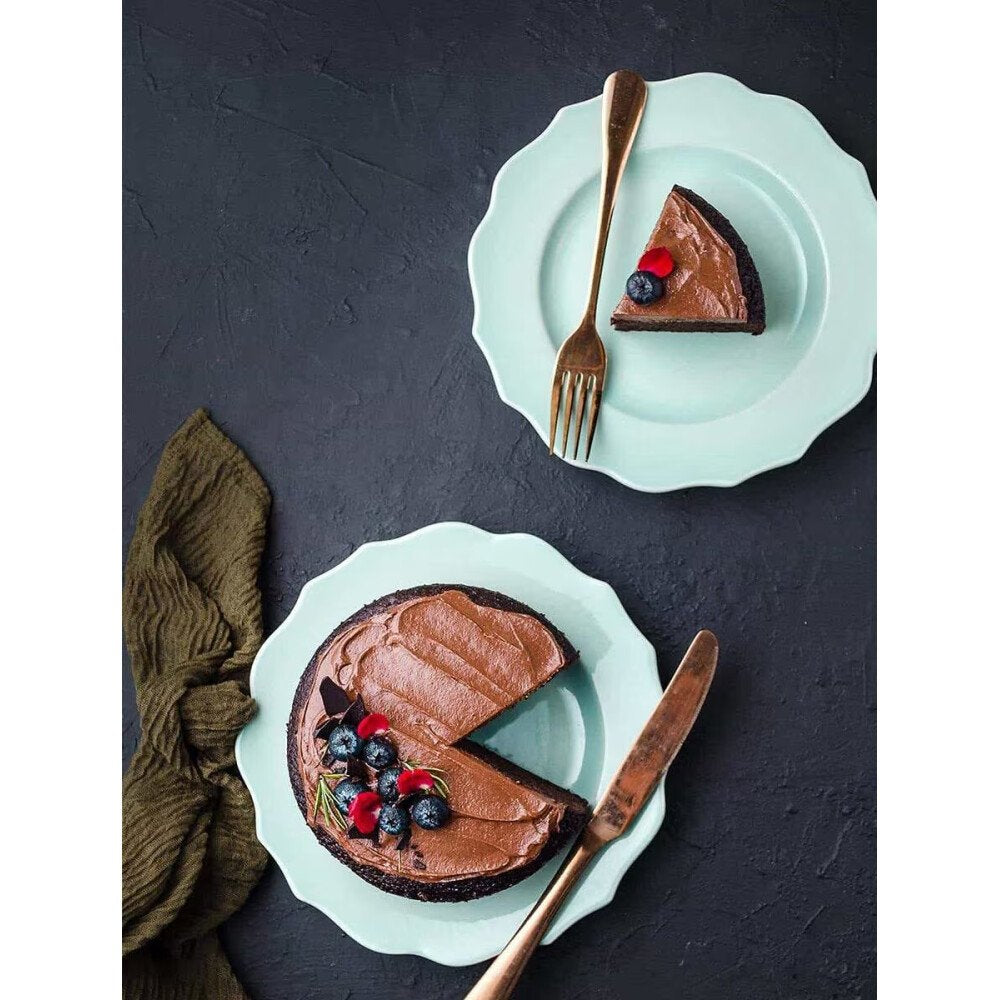 Buy Pastel Green Ceramic Hand Crafted Serveware Plates