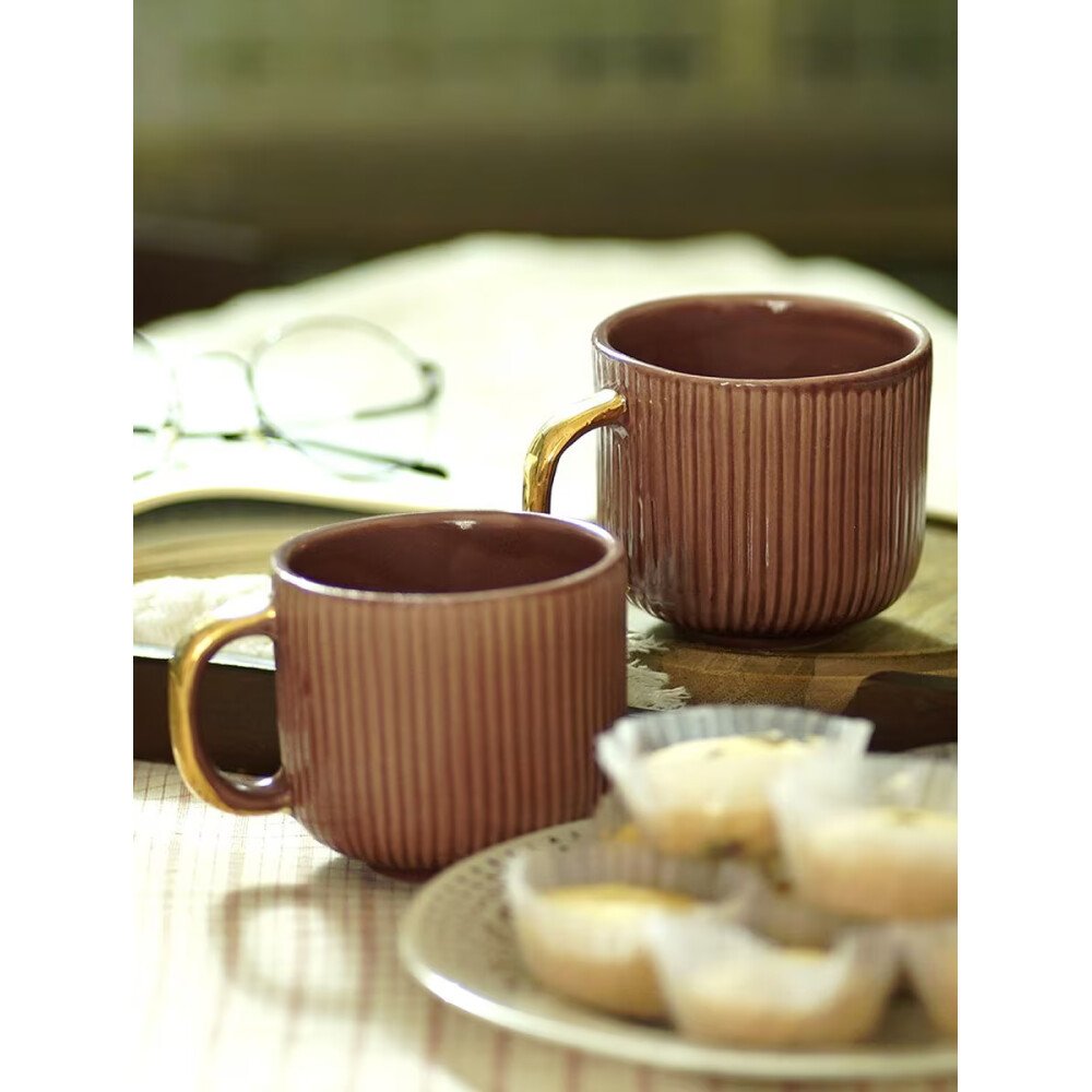 Buy Pink Hand Crafted Ceramic Cup