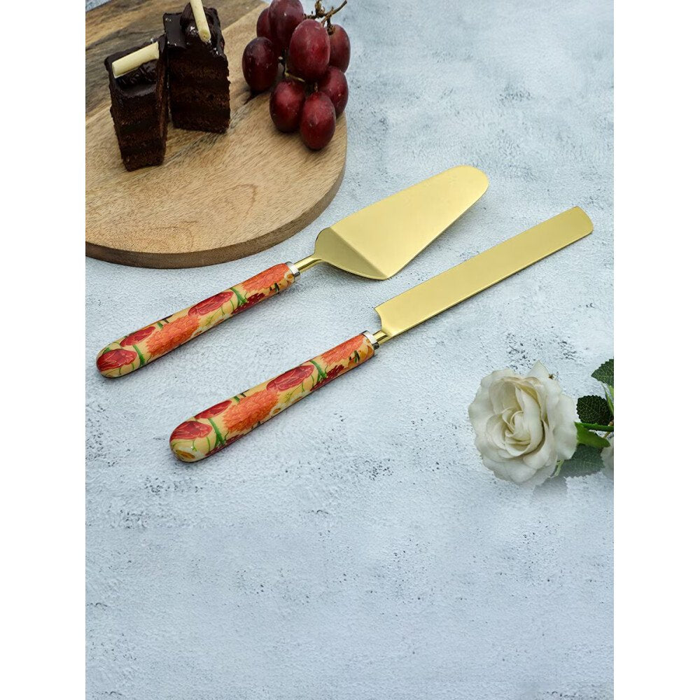 Buy Red Hand Crafted Mango Wood Cutlery