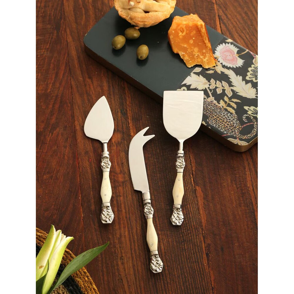 Buy Silver Carved Steel Cutlery