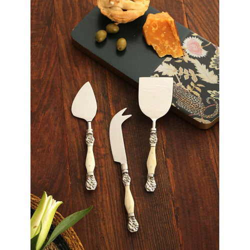 Buy Silver Carved Steel Cutlery