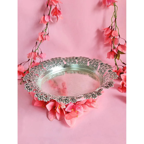 Buy Silver Silver Table Top Tray/Platter