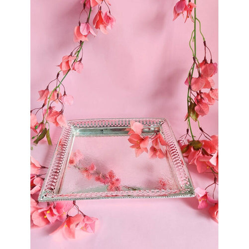Buy Silver Silver Table Top Tray/Platter