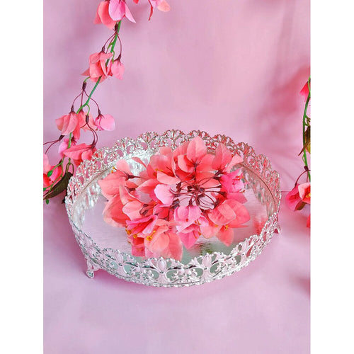 Buy Silver Silver Table Top Tray/Platter