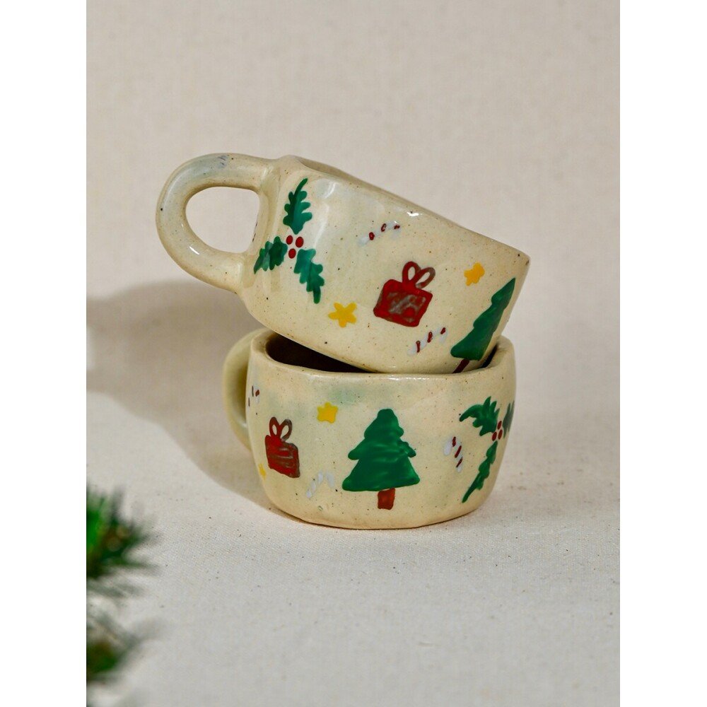 Buy White Hand Crafted Ceramic Cup