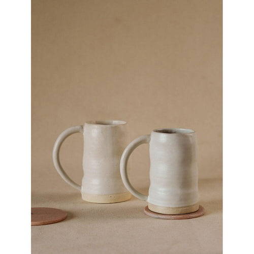 Buy White Hand Crafted Ceramic Cups