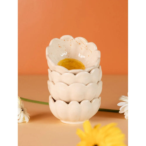 Buy White Hand Crafted Ceramic Cups