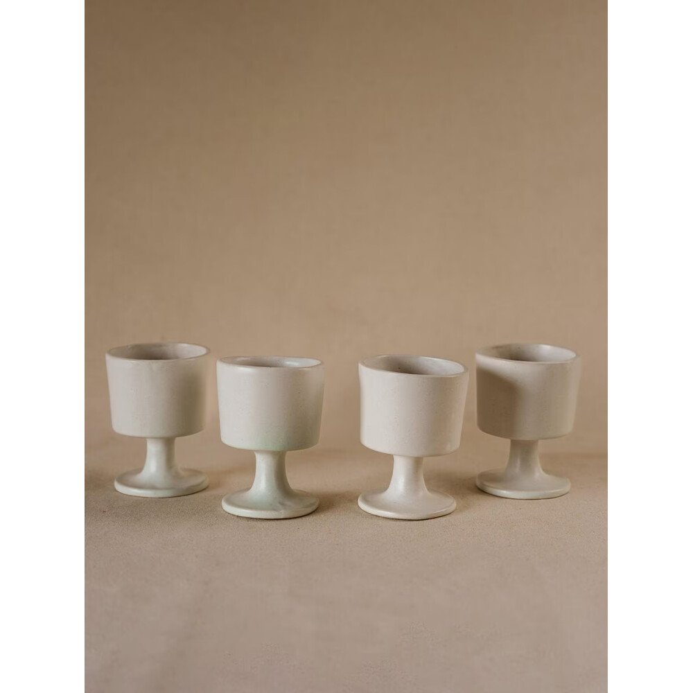 Buy White Hand Crafted Ceramic Cups