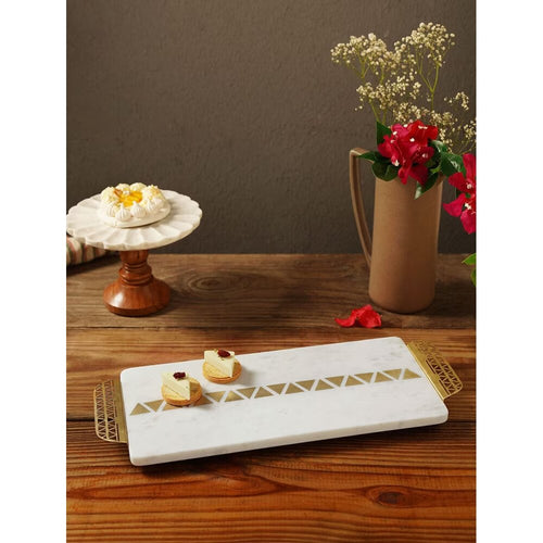 Buy White Marble Tray/Platter