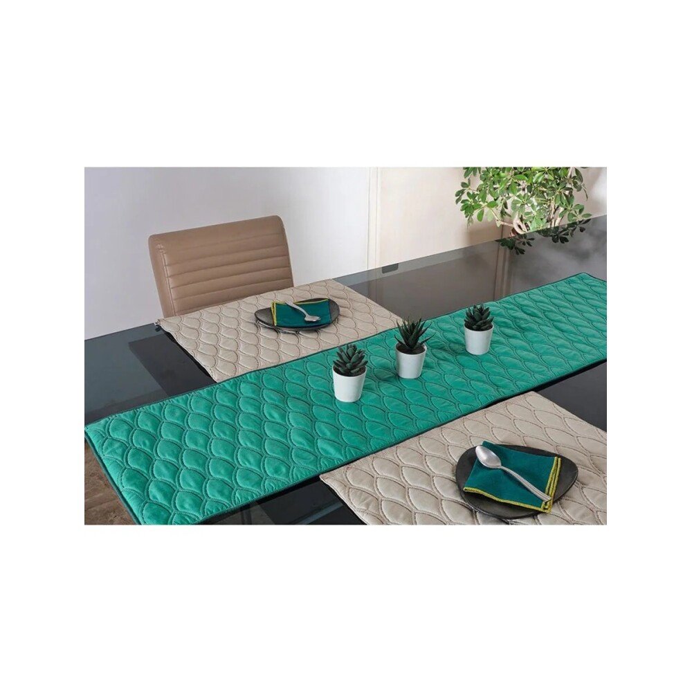 Buy White Rectangle Cotton Woven Mats