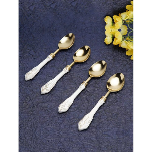 Buy White Solid Aluminium Cutlery
