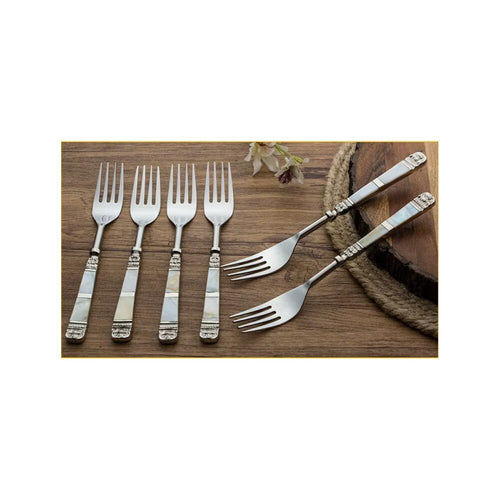 Buy White Solid Stainless Steel Cutlery