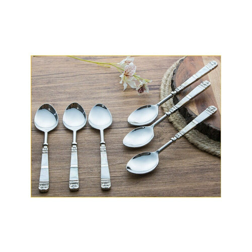 Buy White Solid Stainless Steel Cutlery