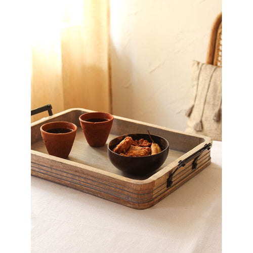 Buy White Wood Solid Tray