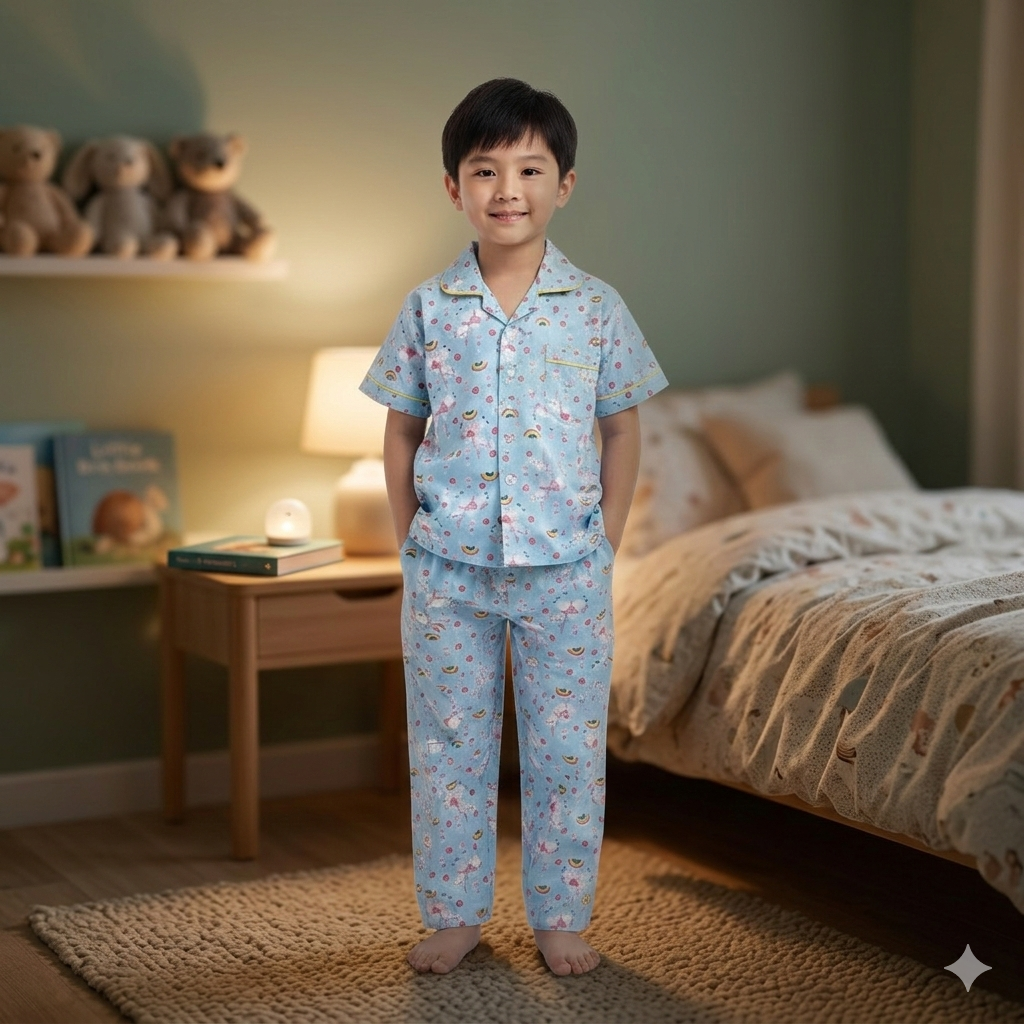 Froquiliz Elite Unicorn Print Nightwear Set