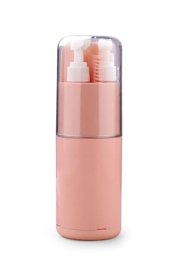6-in-1 Travel Toiletry Bottle Set – Leakproof Refillable Containers (Pink)