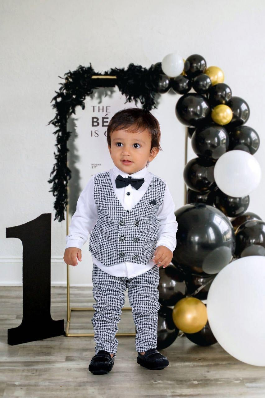 Premium Baby Boys Birthday Party Outfit Set