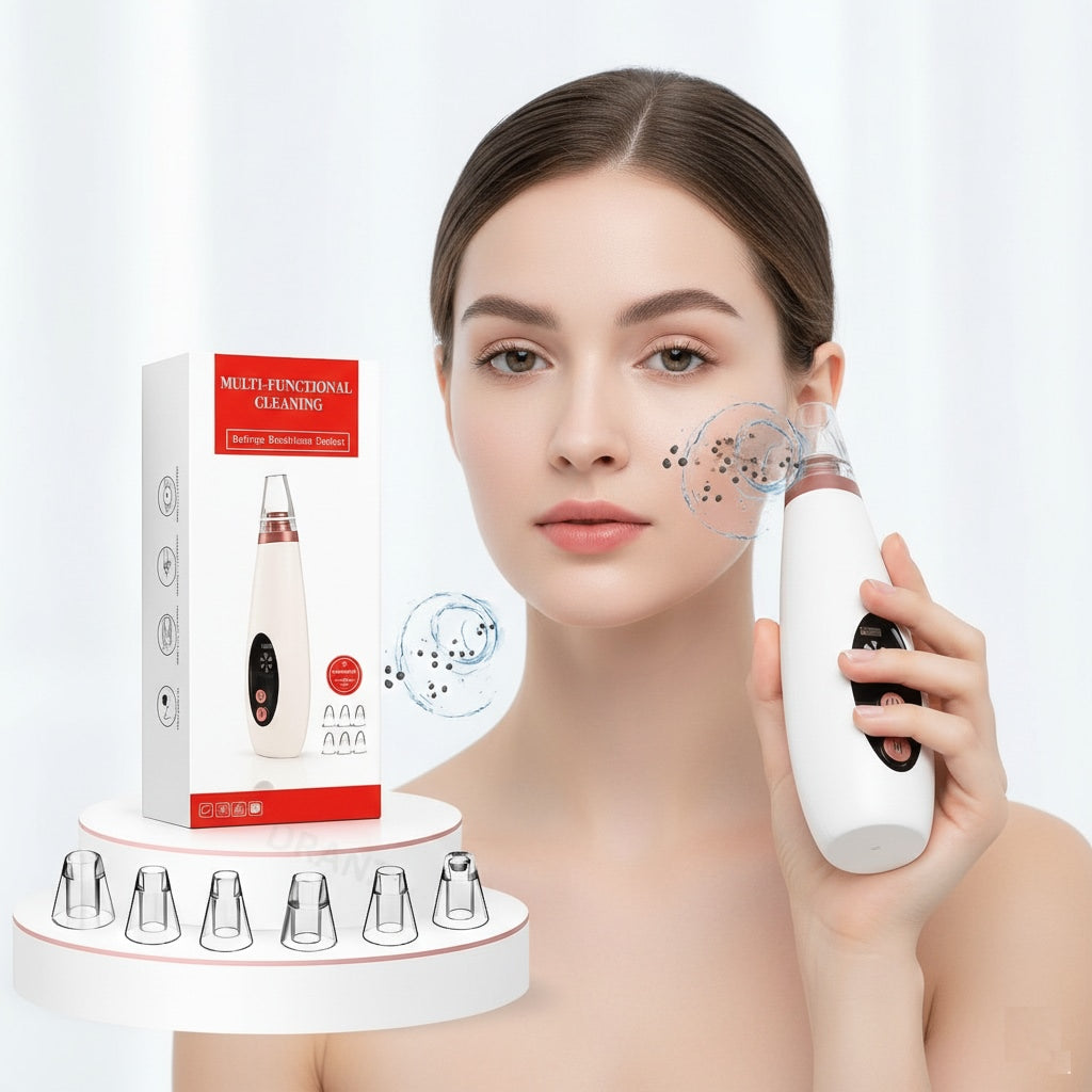 6-in-1 Rechargeable Derma Suction & Pore Vacuum Pro