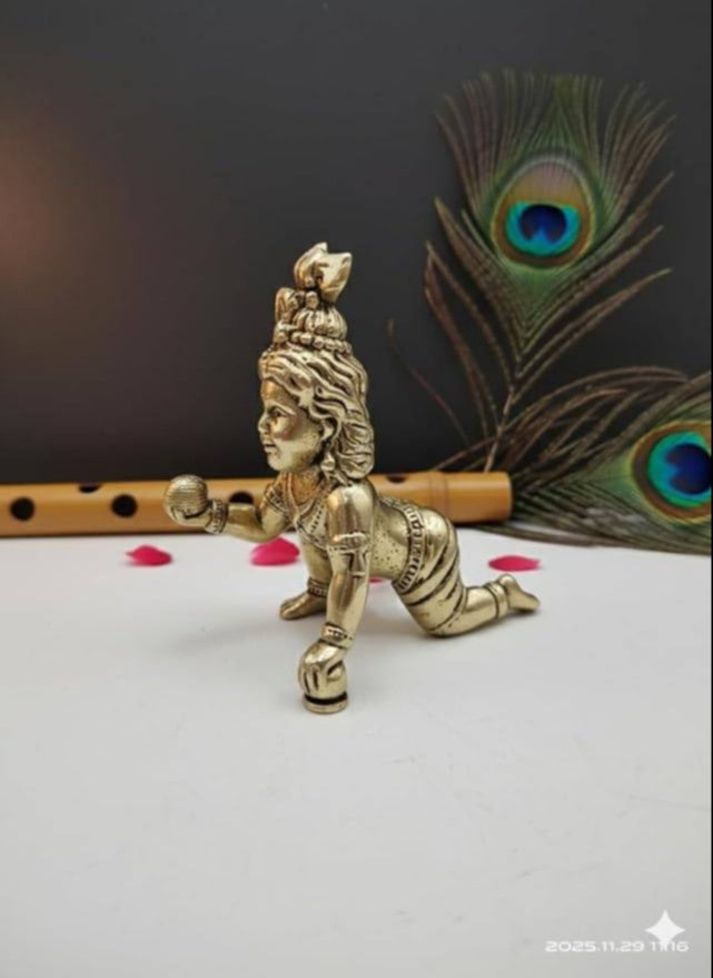 Brass LADDU Gopal