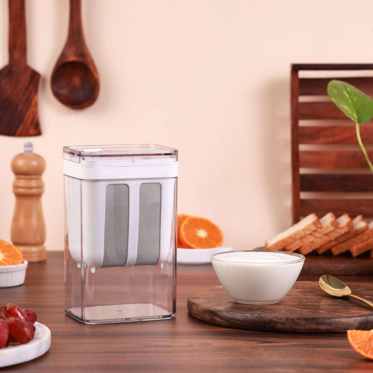 Multifunctional Yogurt Filter with Fine Mesh Strainer(1100ml)