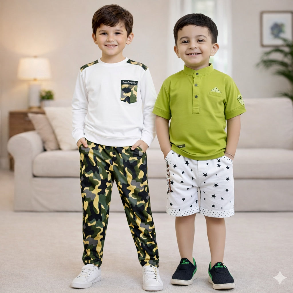 Smart Camo & Star Style Combo (Set of 2)