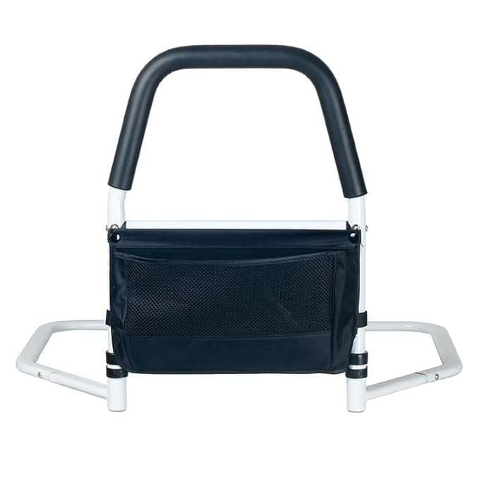 Bed Support for Adults, Bed Safety Rail for Elderly, Foldable Guard with Strong Frame, Adult Bed Rail Guard for Senior Citizens, Patients & Fall Protection, Safety Bed Side Rail