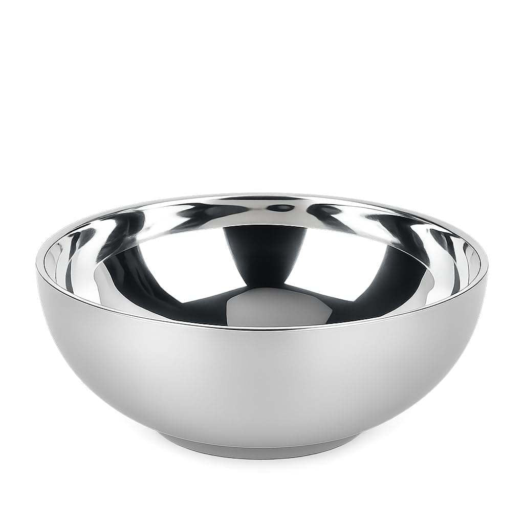 Stainless Steel Bowl for Kitchen, Mixing Bowl, Salad, Pasta, Dessert & Serving Multipurpose Kitchen Bowl for Daily Cooking, Mixing, Serving Food, Snacks & Meals ( Pack Of 2 )