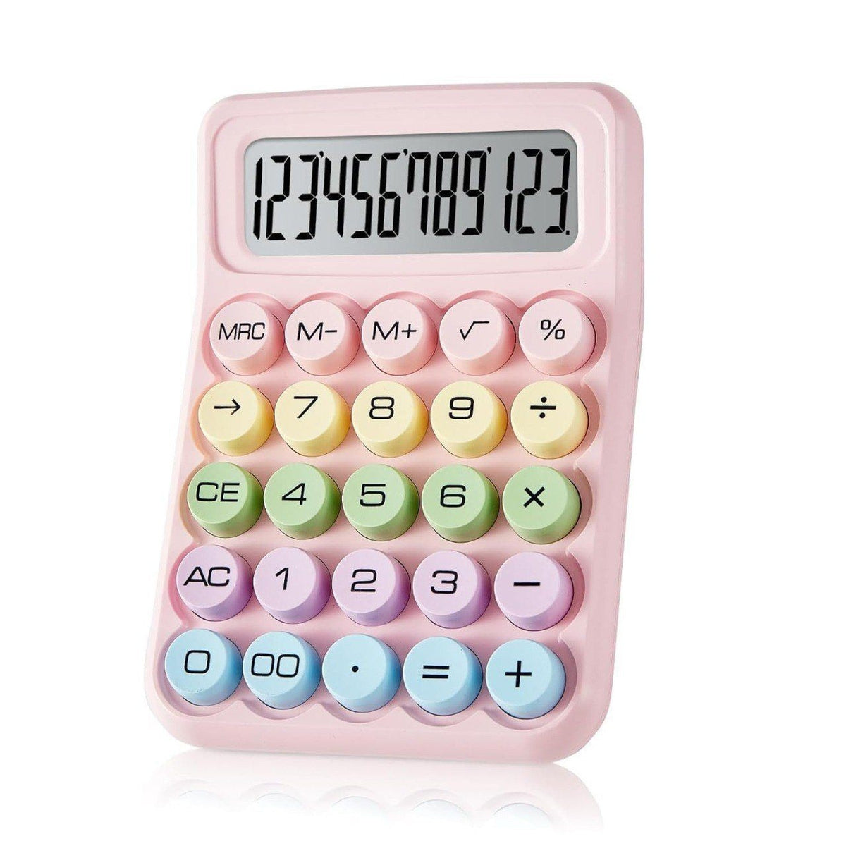 Pastel Desktop Calculator with Large Buttons | Cute & Easy-to-Use Calculator